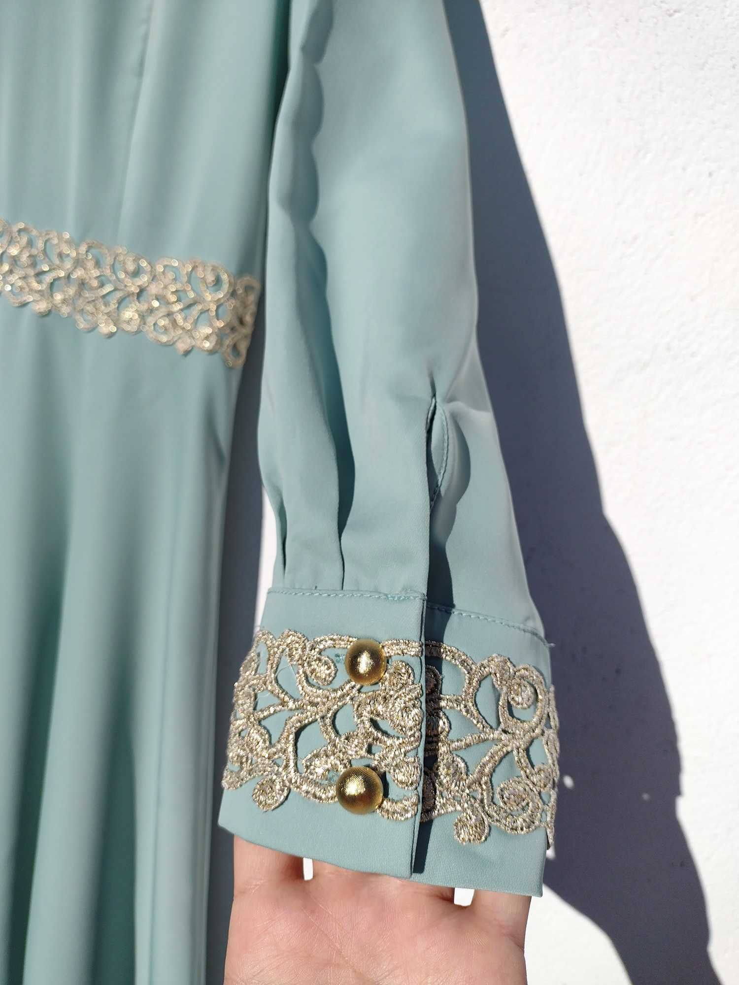 Длинное платье восточного стиля с вышивкой Yagmur Турция XL
