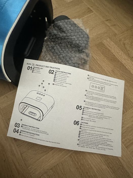 Lampa uv led do poznokci Nowa