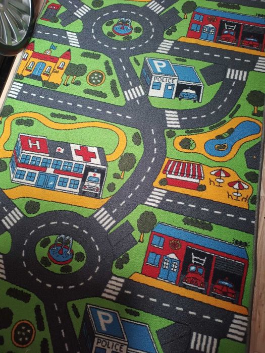 Dywan dziecięcy tor ulica