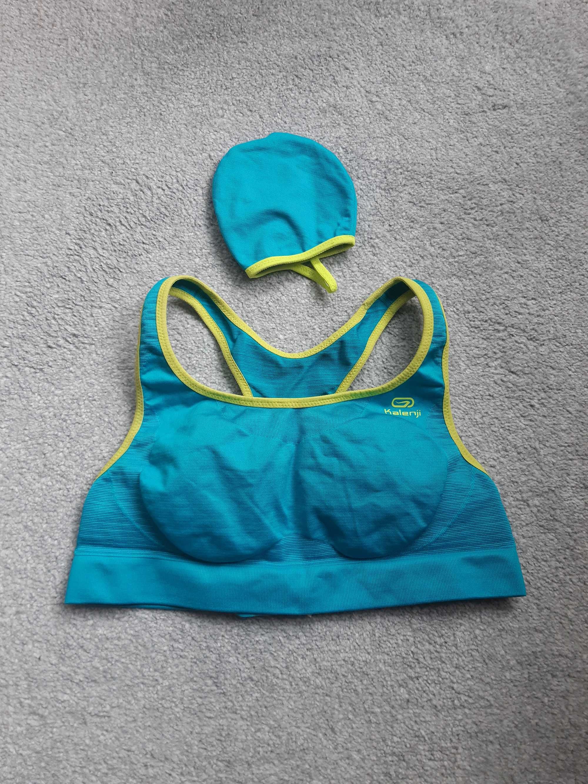 Niebieski Stanik sportowy S/M