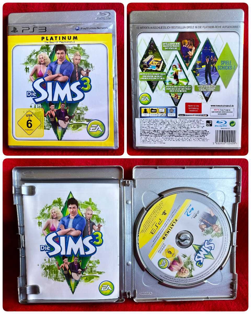 PS3 zestaw SIMS 3/Driver/Assassins II/Pure Footbal/Risen 2/Heavy Fire