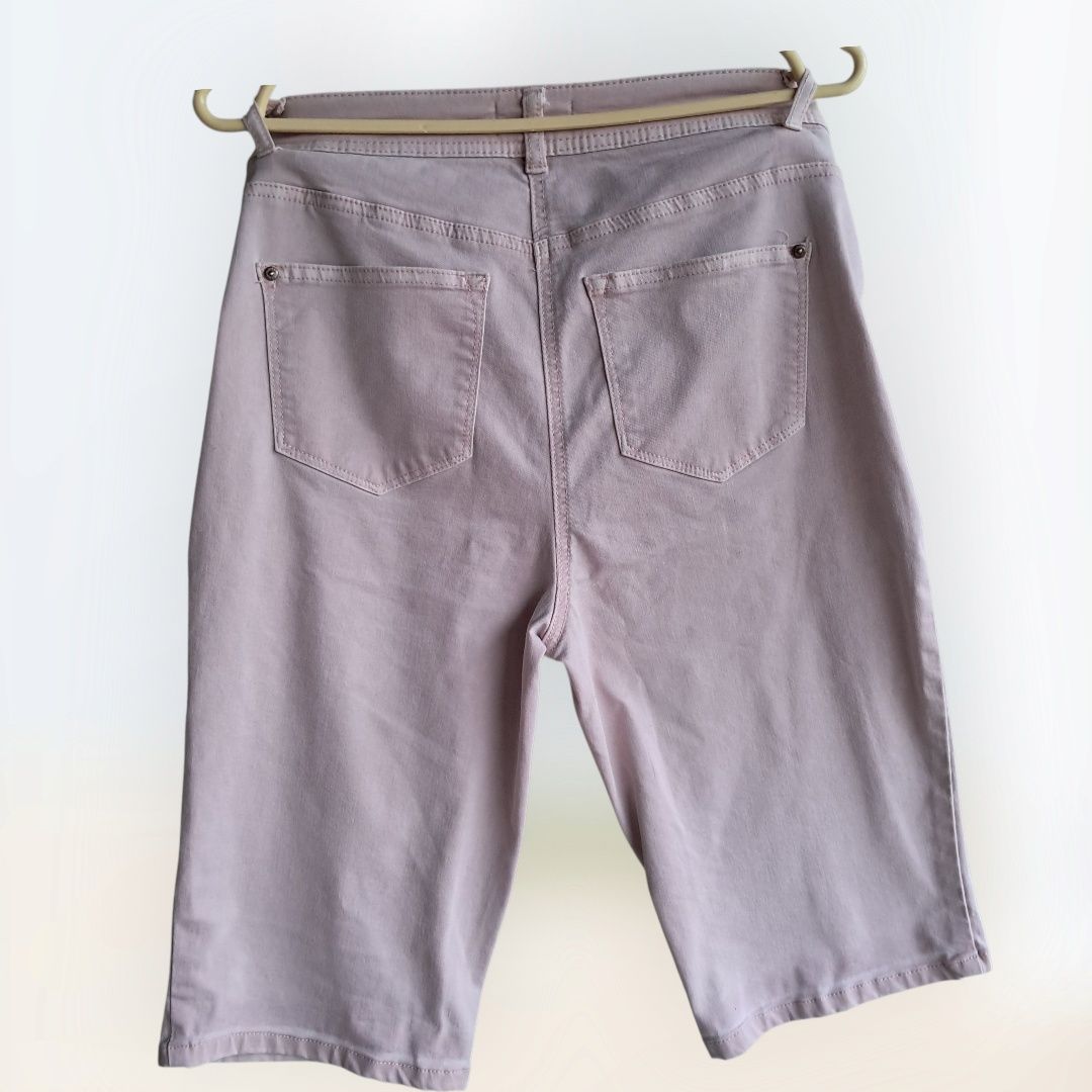 Spodenki pudrowy róż Denim