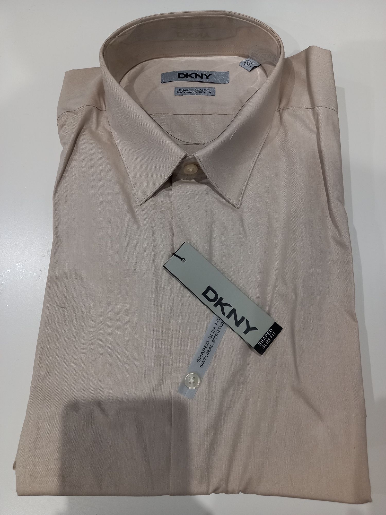 Сорочка чоловіча DKNY slim fit. По вороту 40