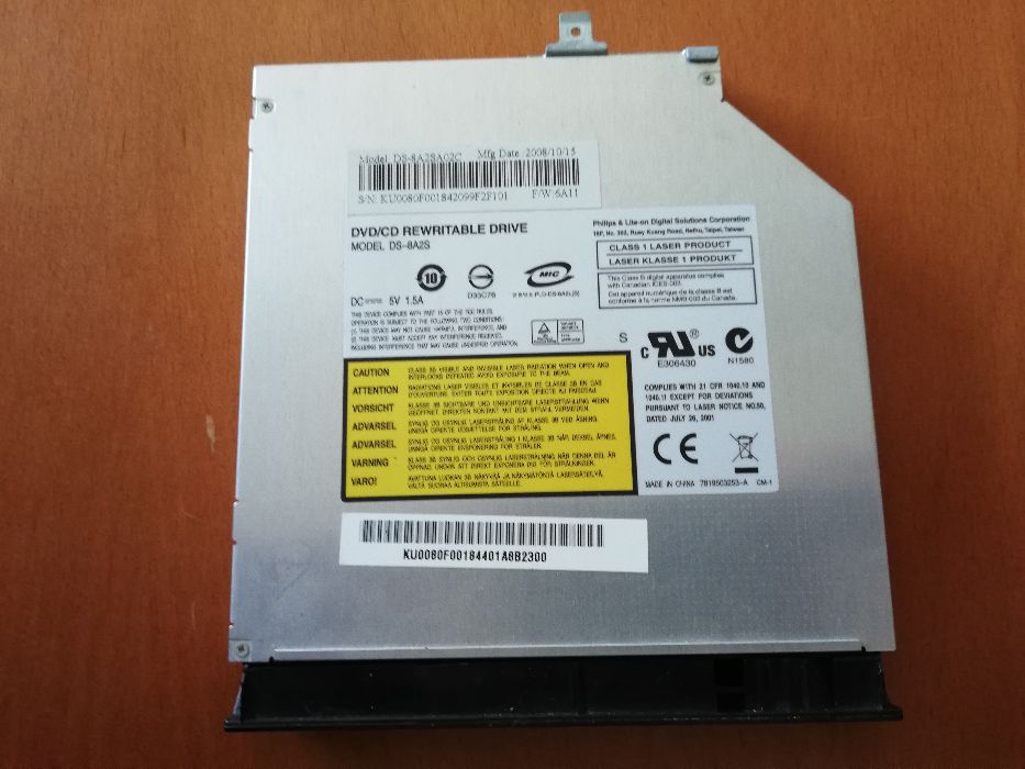 Leitor/Gravador CD/DVD Supermulti Dual Layer ASUS