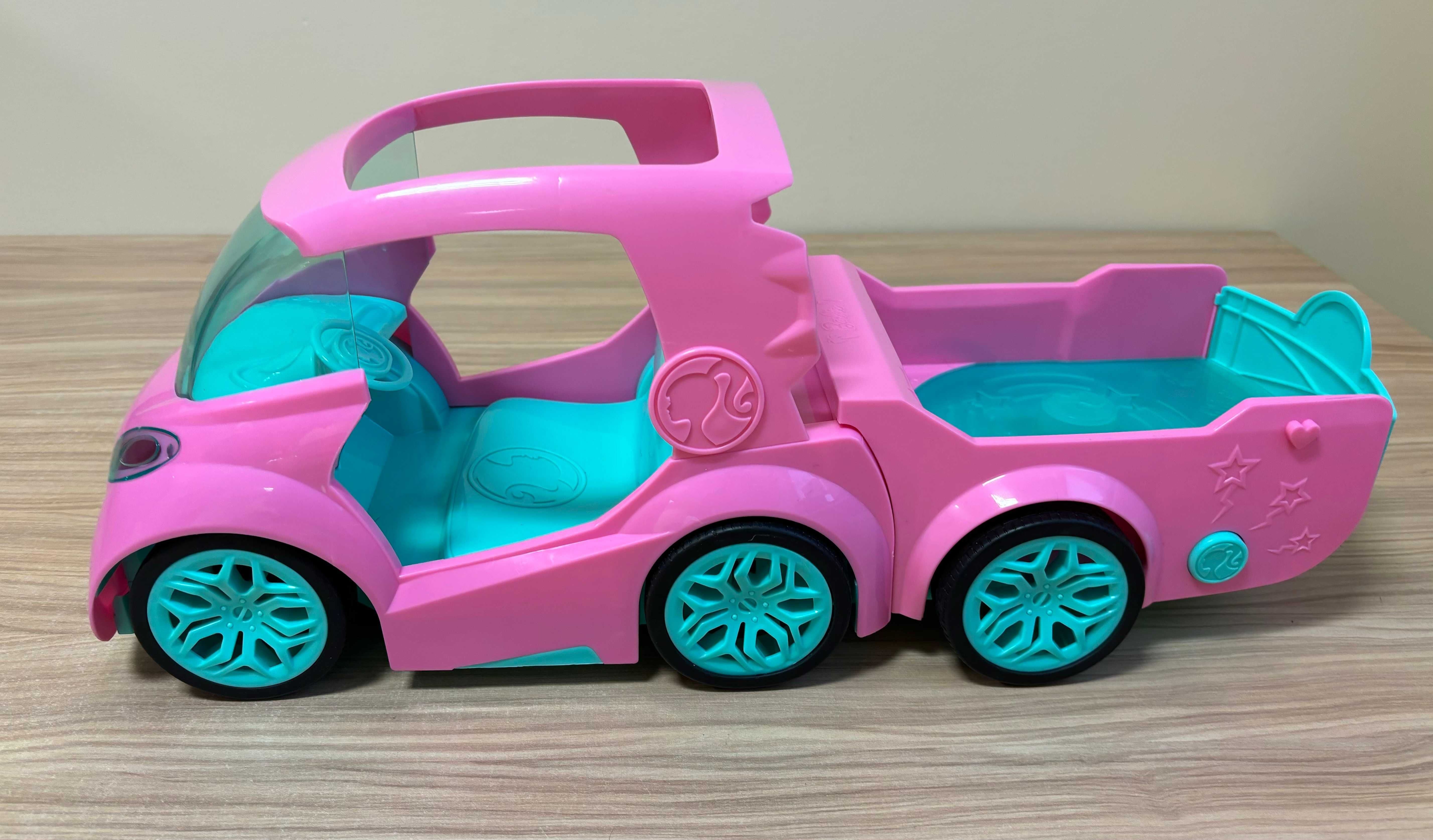 Barbie Auto Różowe 2W1 MONDO MATTEL 63685