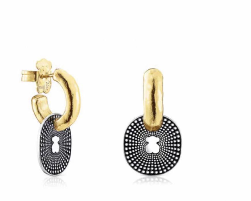 Kolczyki Tous Oursin vermeil