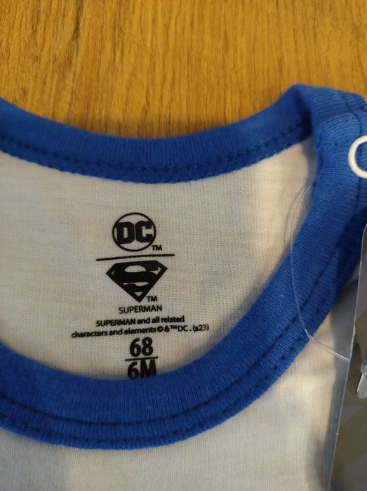 Rampers niemowlęcy r 68 Superman