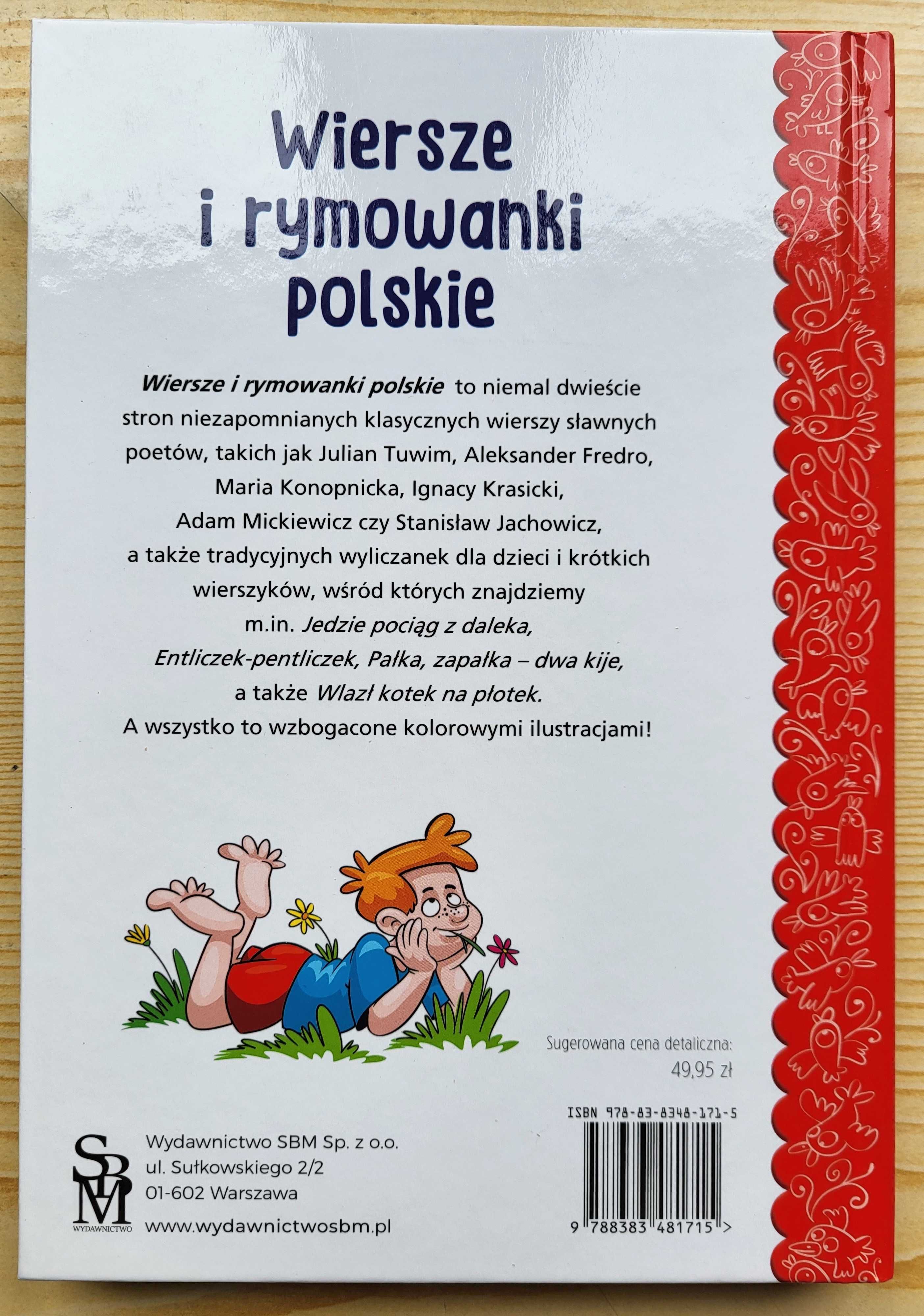 "Wiersze i rymowanki polskie" Tuwim, Fredro... NOWA NAJTANIEJ na RYNKU
