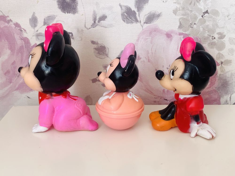 Gumowe figurki Myszka Minnie Disney vintage