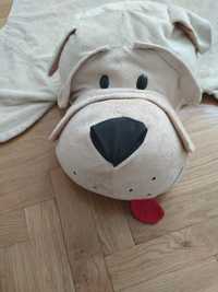 Dywan dla dzieci z głową psa mini narzuta
