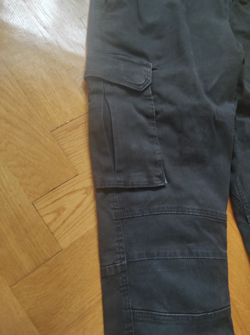Spodnie młodzieżowe H&M bojówki 170 cm