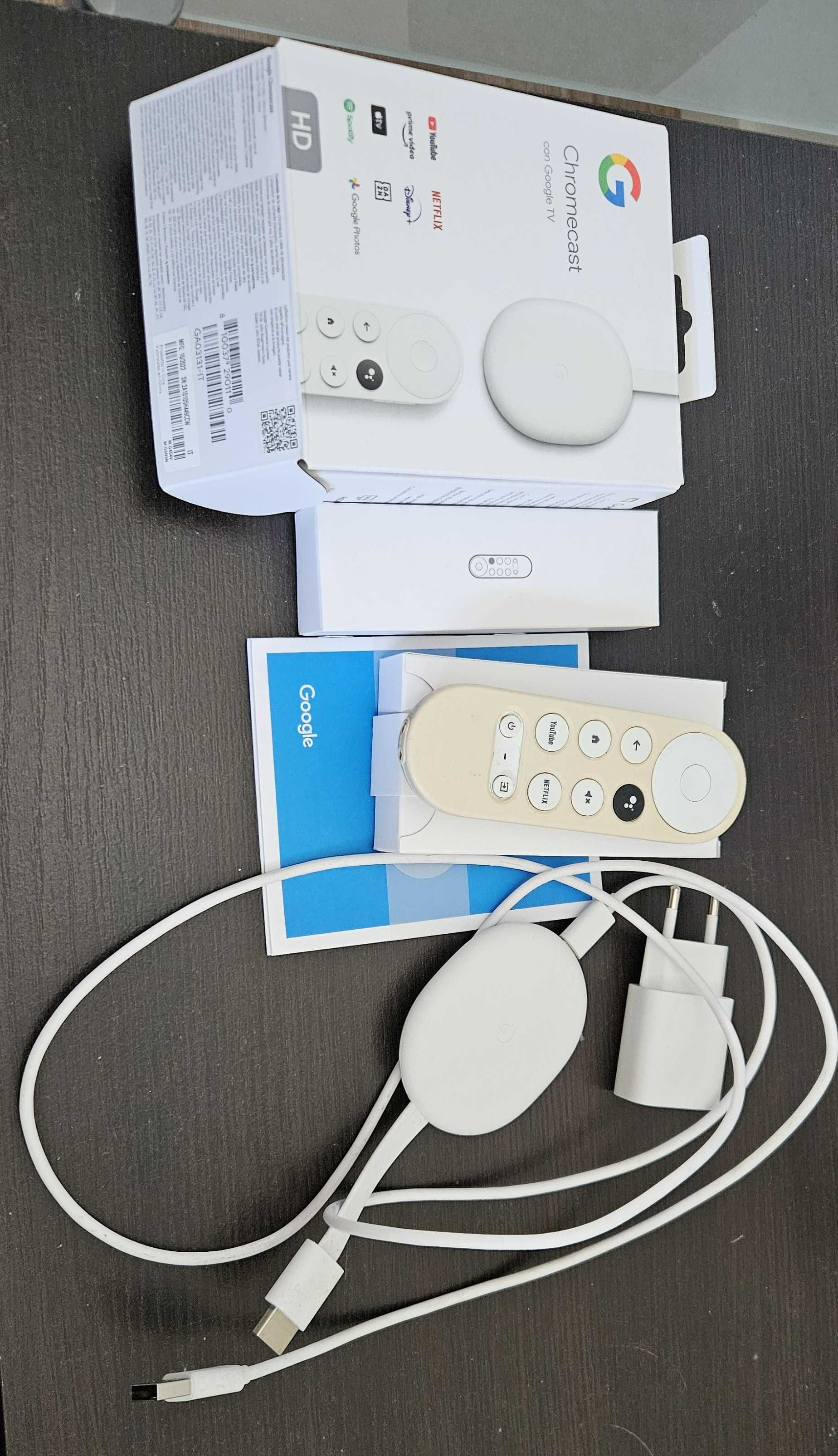 Google TV Chromecast com (HD)+capa de silicone