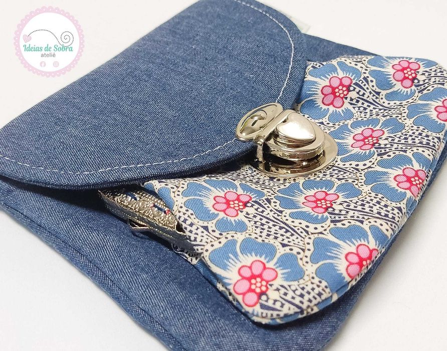 Carteira dupla feita á mão - Várias