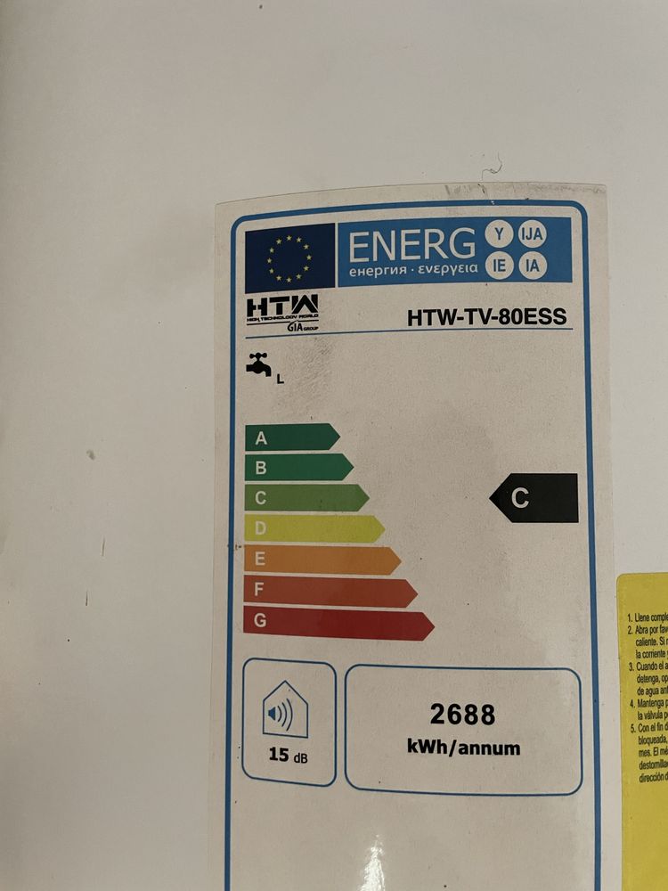 Termoacumulador HTW 80l