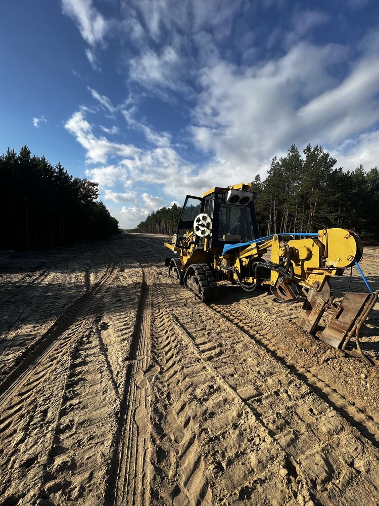 Usługi pługoukładaczem Vermeer rtx1250 światłowody