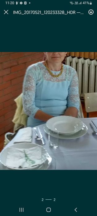 Niebieska  sukienka   m