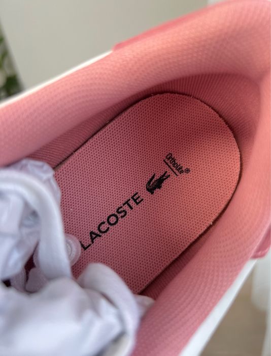 Ніжні жіночі шкіряні кросівки Lacoste ( L002 ) Оригінал ! 39 розмір