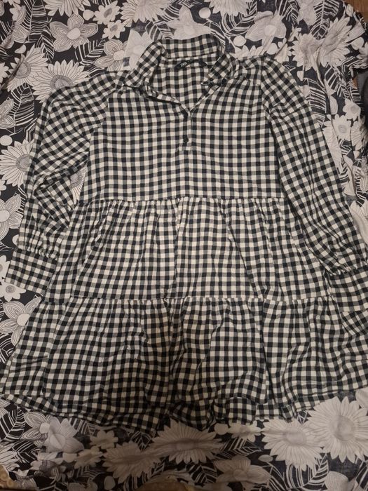 Тепла фланелева сукня zara