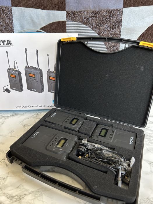 Boya BY-WM8 PRO K2 беспроводная микрофонная система, петличка