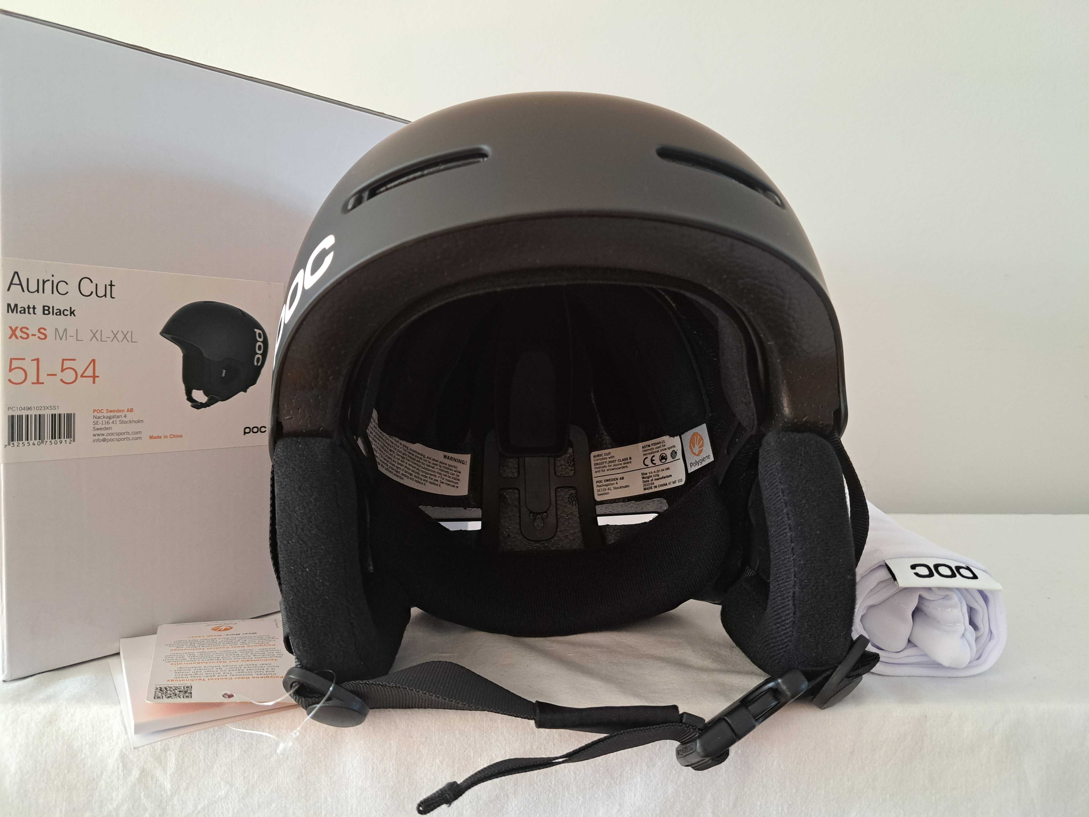 Kask narciarski POC Auric Cut Matt Black XS/S 51-54cm