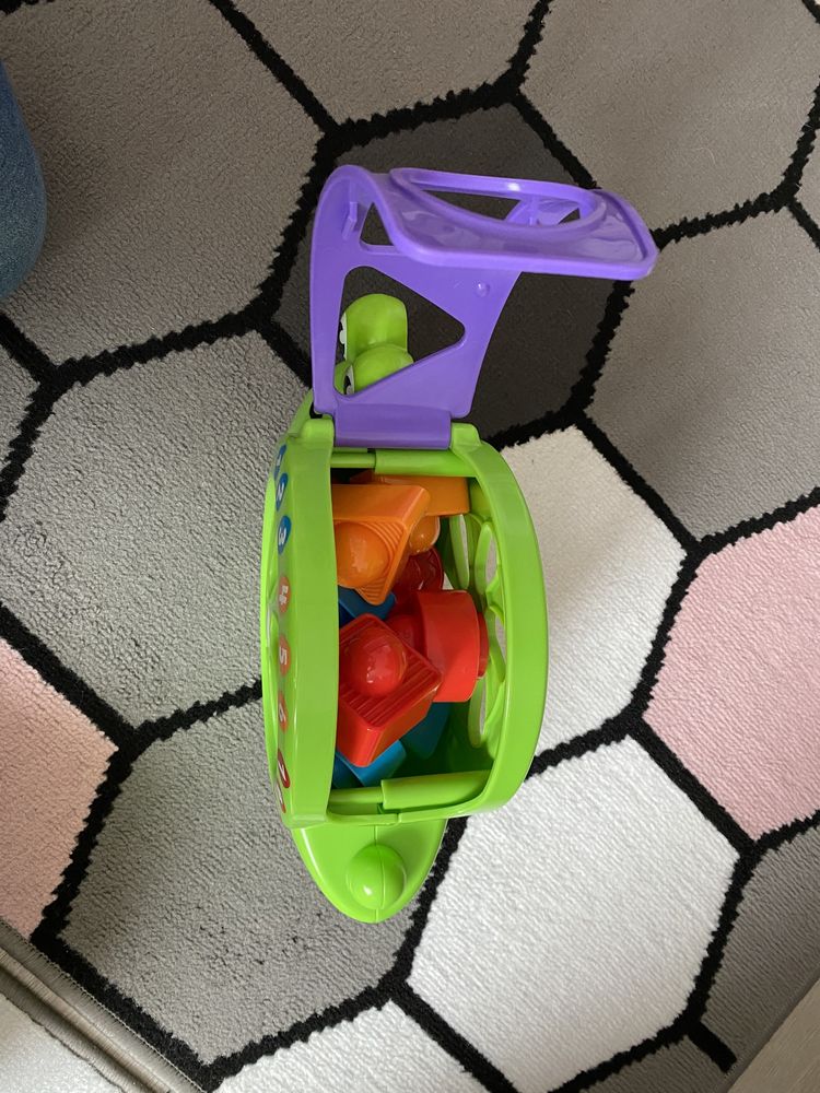 Fisher-Price, Śpiewający ślimak, sorter kształtów, zabawka niemowlęca