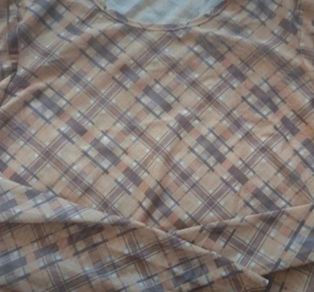 Brazowy crop top rozmiar L Stan bardzo dobry