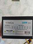 Блок питания Vinga 500W, блок живлення 500 ват 8pin cpu/video 85% КПД