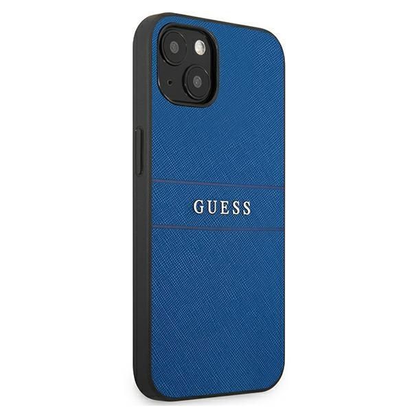 Etui Guess Saffiano dla iPhone 13 Mini 5,4" - Niebieski