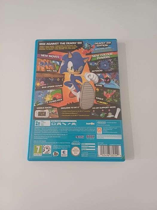 Sonic Lost World Deadly Six Edition Nintendo Wii U WiiU angielska