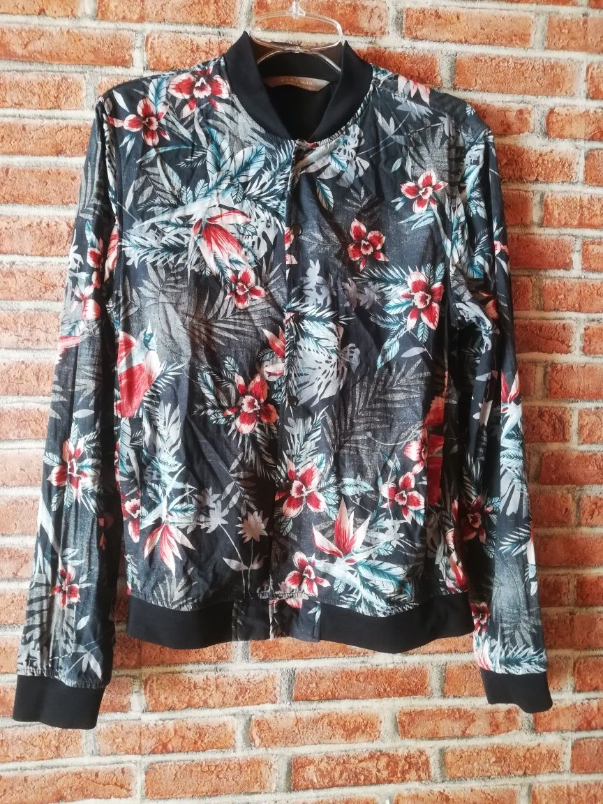 Zara Man cienka kurtka bomber M