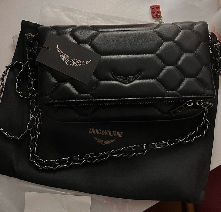 Сумка кросс боди Задиг и вольтер с крыльями