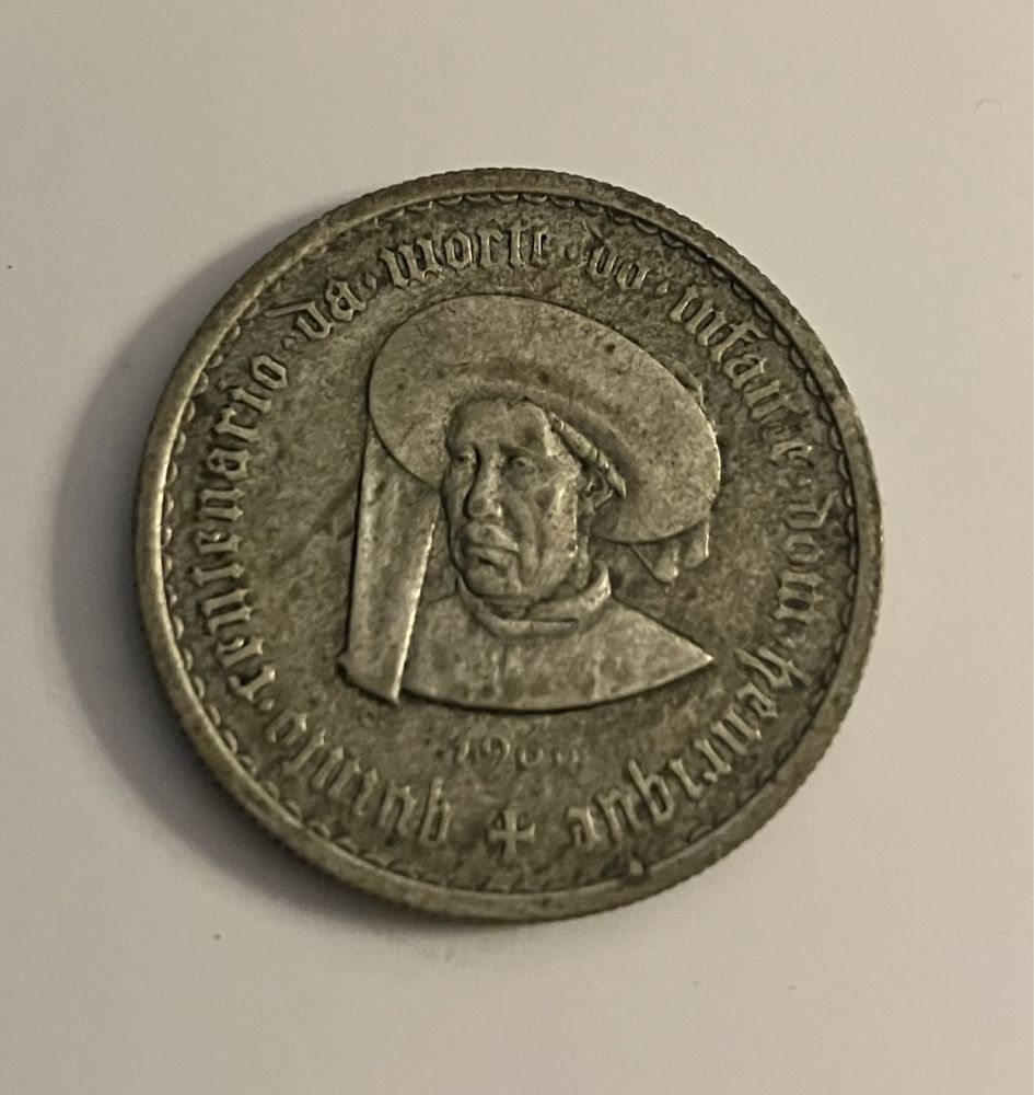 5 escudos príncipe Henrique 1960