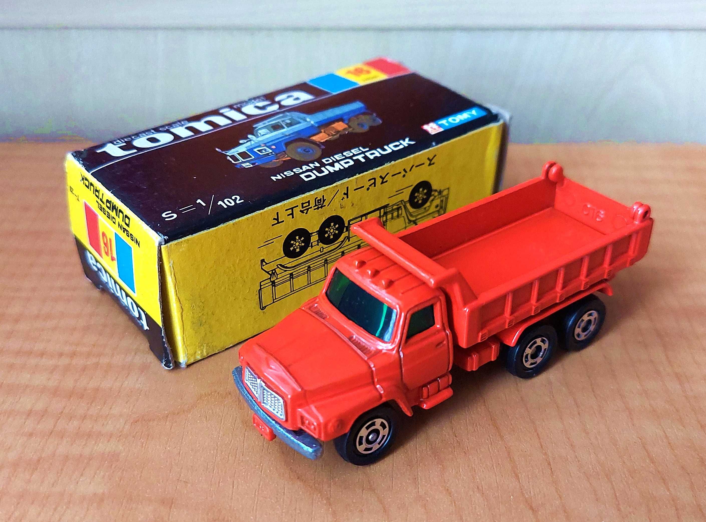 Tomica Nissan Diesel Dump Truck 16-2 Made in Japan