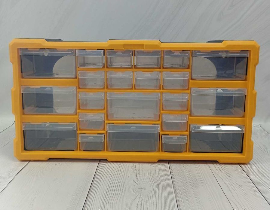 Органайзер для метизів 95*255*160мм (22 лотка) СИЛА 330232