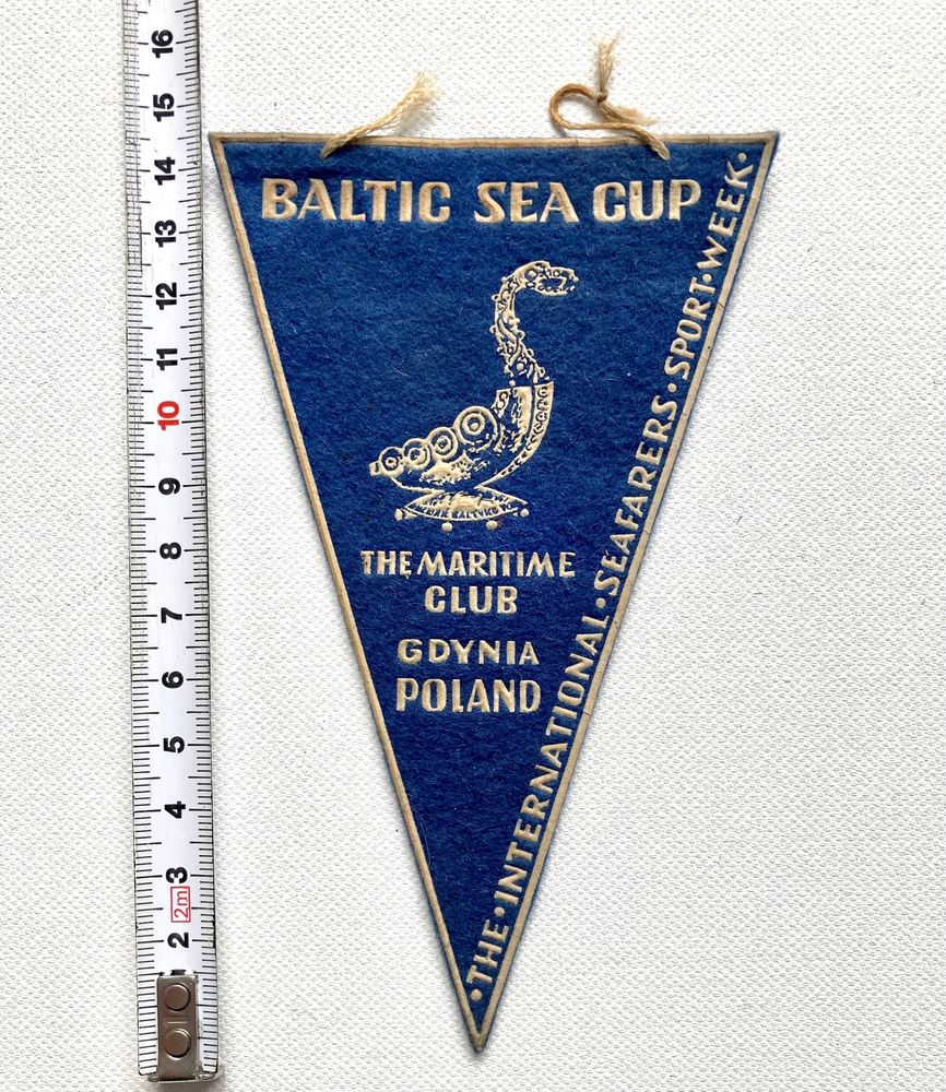 Proporczyk PRL Baltic Sea Club The Maritime Gdynia