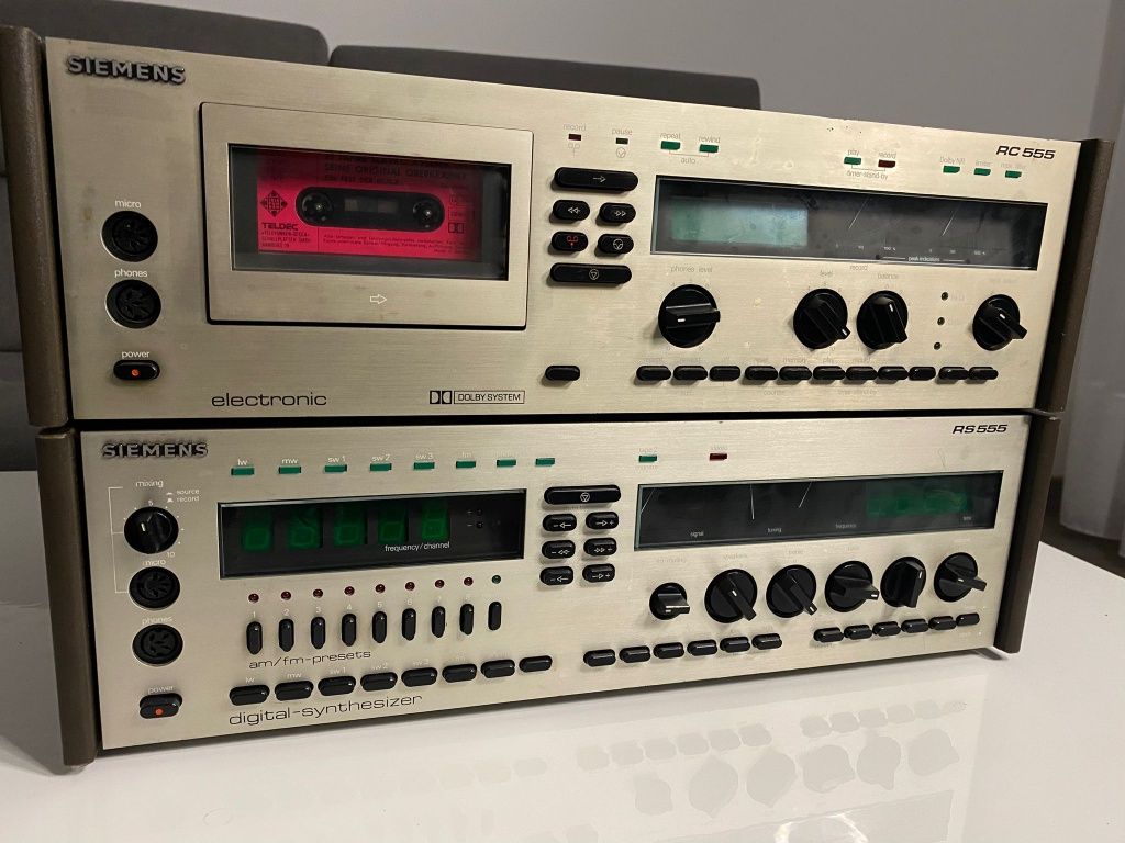 Siemens Amplituner Tape Deck RS 555   RC 555