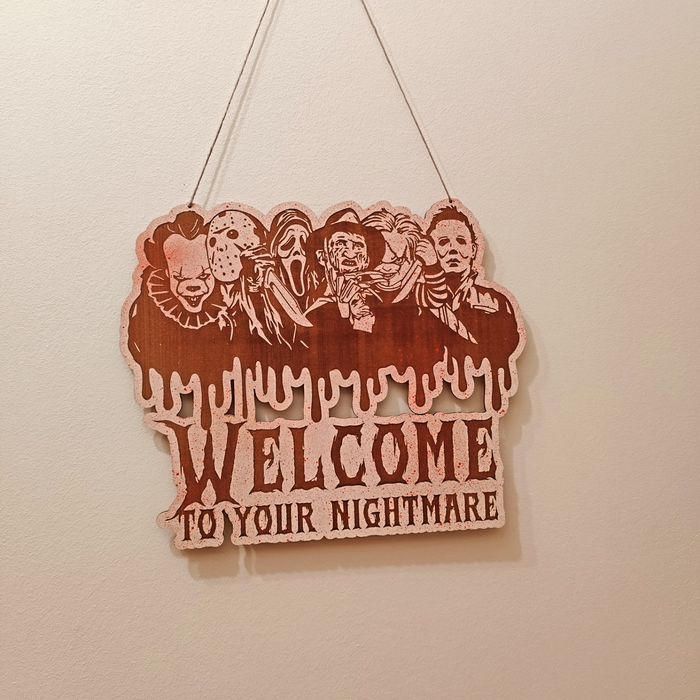Decoração de parede/porta Halloween