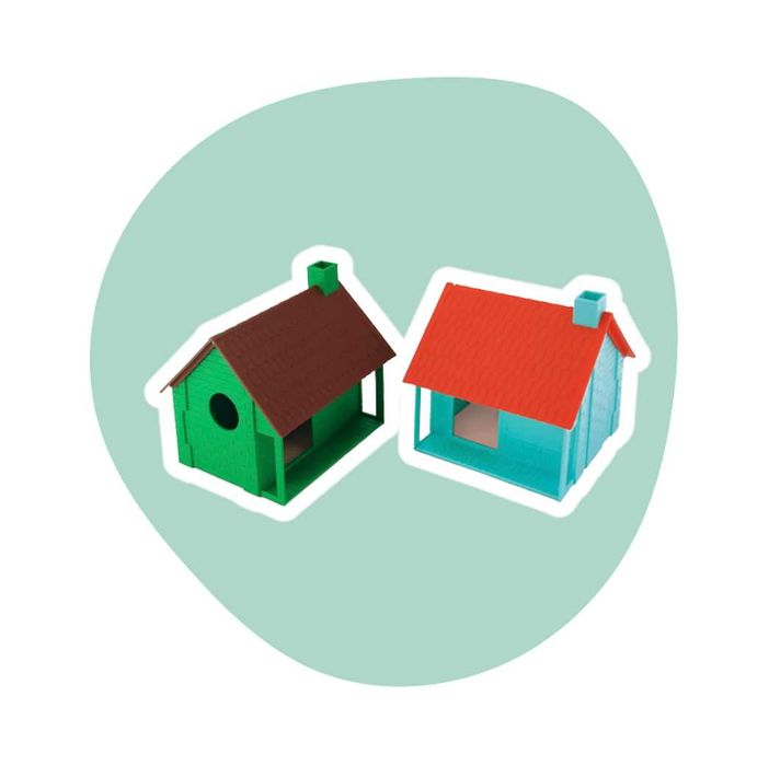 Sum-plast Domek dla chomika Mały 13,2x12x13,3cm