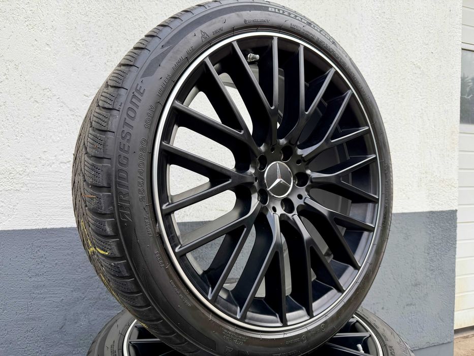Alufelgi Mercedes S Klasa W223 Oryginalne 20 Zimowe Czarny Mat ZOBACZ