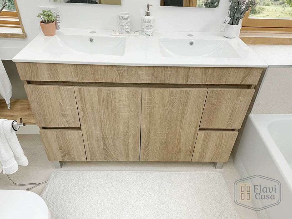 Móvel de casa de banho c/ lavatório duplo