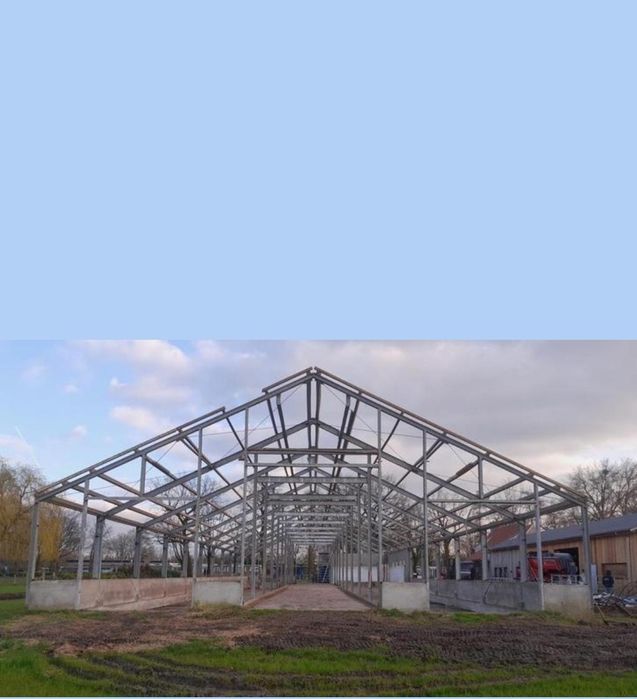 Konstrukcja /Kurnik/Obora 660m2
