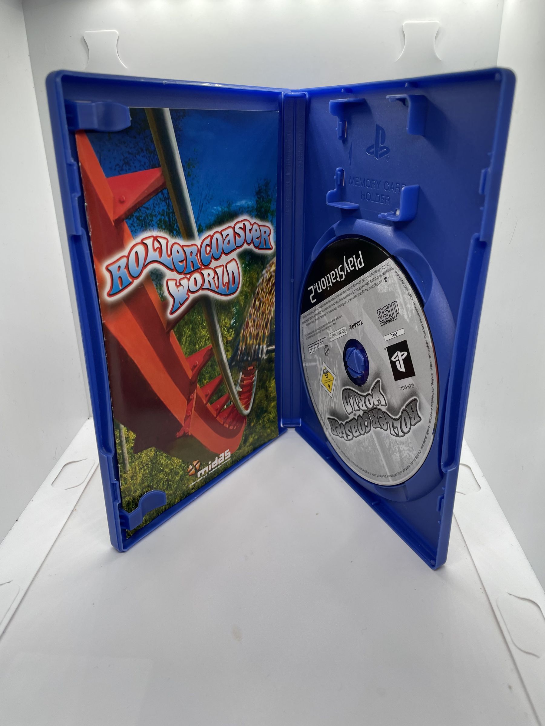 Rollercoaster World PS2 PlayStation 2 Po Angielsku