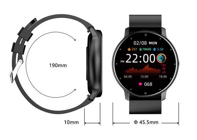 Smartwatch LIGE  inteligentny zegarek fitness