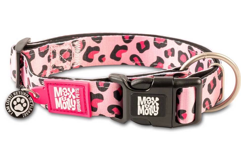 Max&Molly GOTCHA! Smart ID Leopard nowa obroża z zawieszką dla psa
