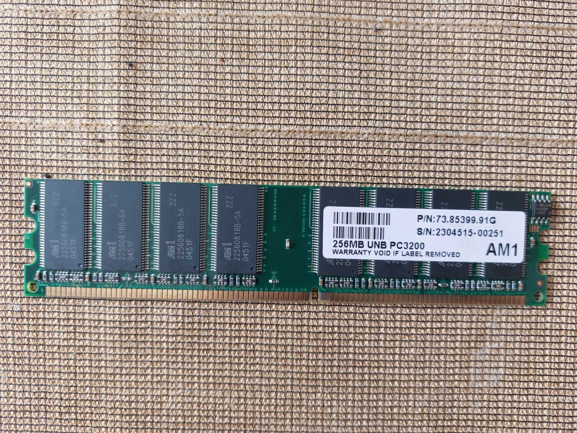 Pamięć RAM 256 MB, DDR, 2 kostki Kingstone - w pełni sprawne!