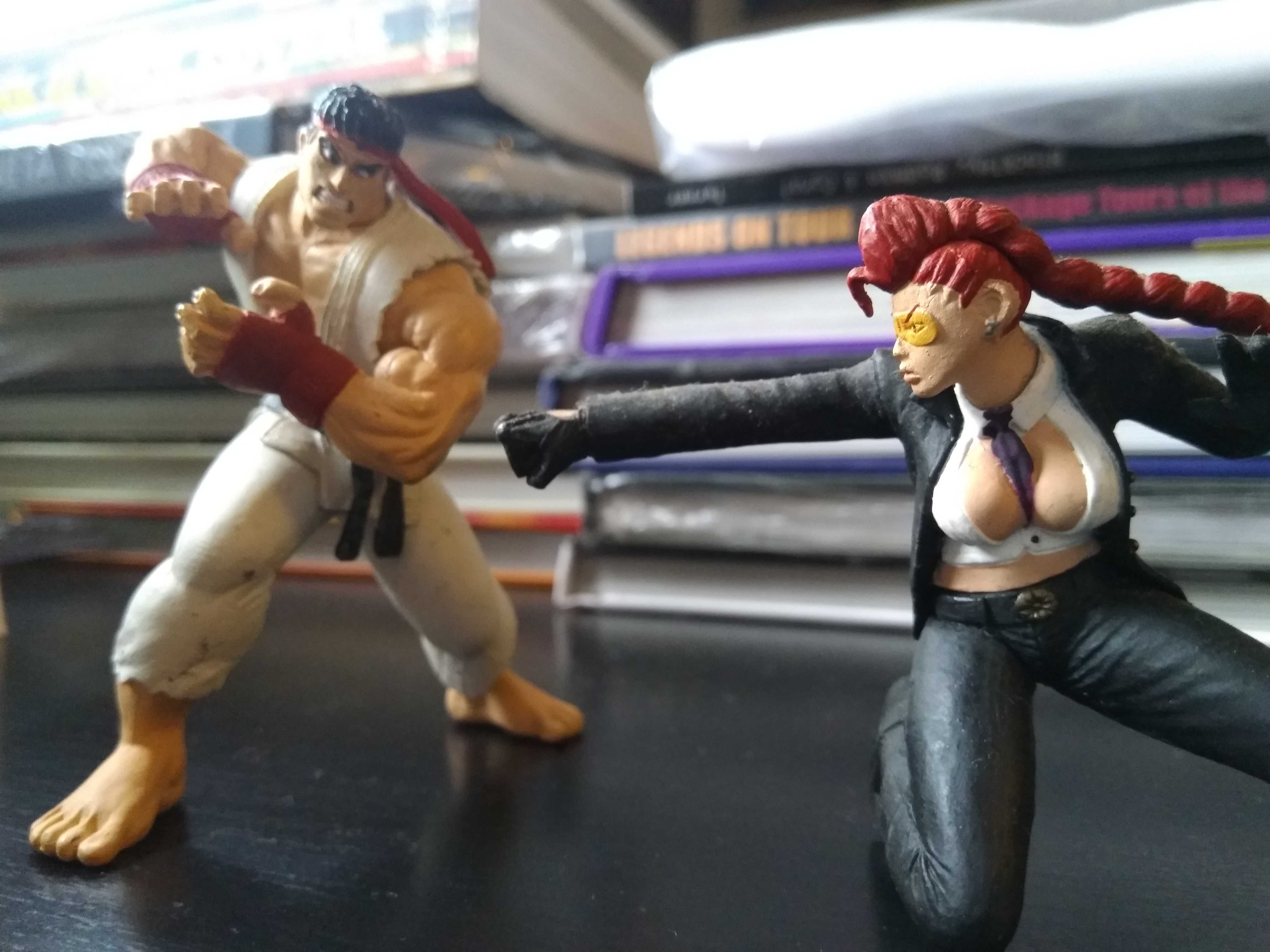 Figuras Anime Street Fighter IV Ryu and Viper Capcom Neca 2008 Raras