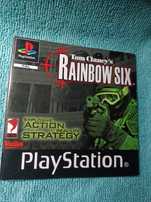 Ps1 Tom Clancy's Rainbow six psx psone Książeczka Manual Angielska