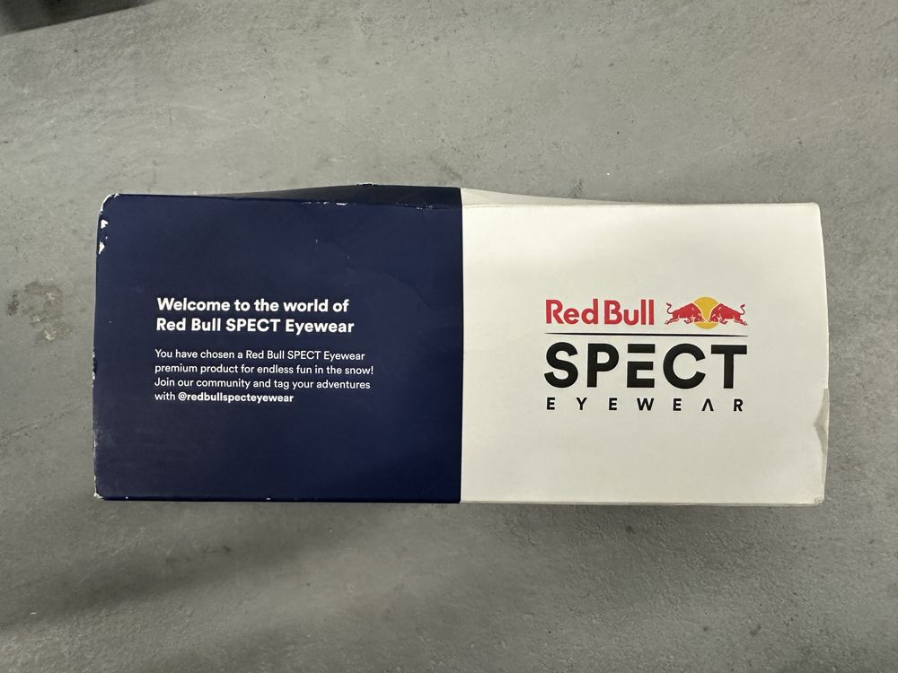 Gogle narciarskie Red Bull nowe