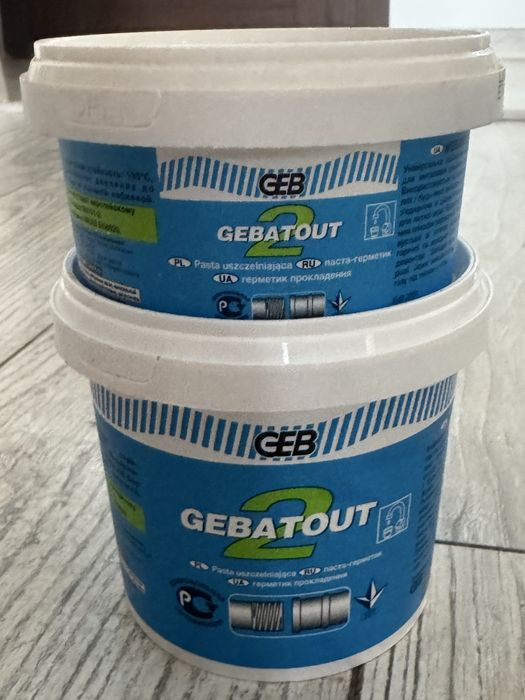 Pasta uszczelniająca GEBATOUT 2   500 g i 200g
