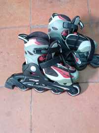 Patins em linha de adulto